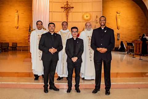 Fr. Zetino (on the left)